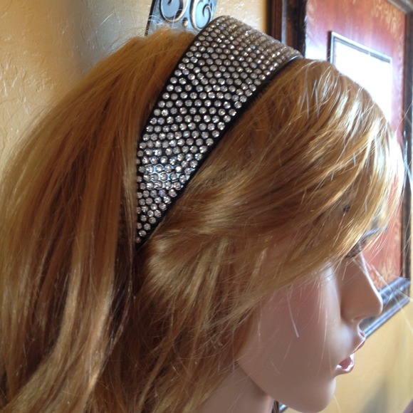 Elegant Wide Rhinestone Headband