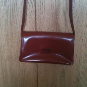 Red guess handbag