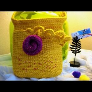 Golden yellow kanga pouch/belt bag, brand new