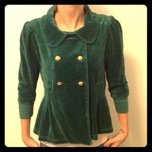 Juicy Couture Velour Crop Jacket.