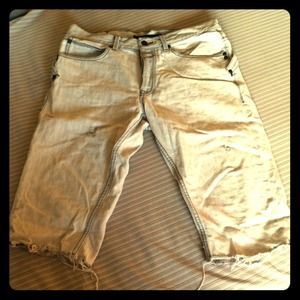 Mens Sean John Cut Off Jean Pants