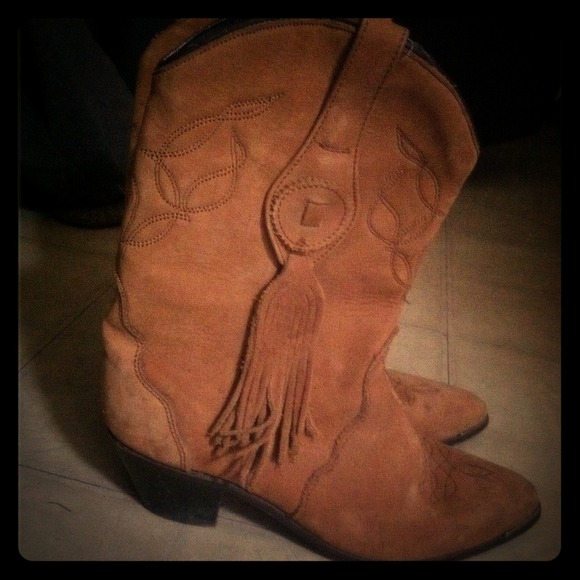 Cowgirl boots worn once for a photo shoot.