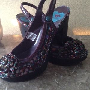 Flowered Slingback Rocket Dogs