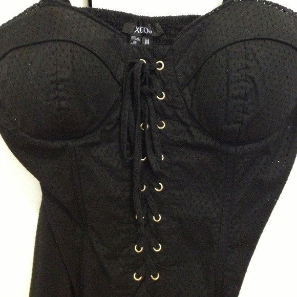 Black corset top - Picture 2 of 3