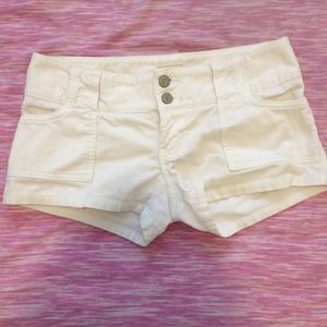 Abercrombie and Fitch white shorts