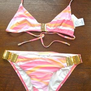 Michael Kors bathing swim suit bikini size 8