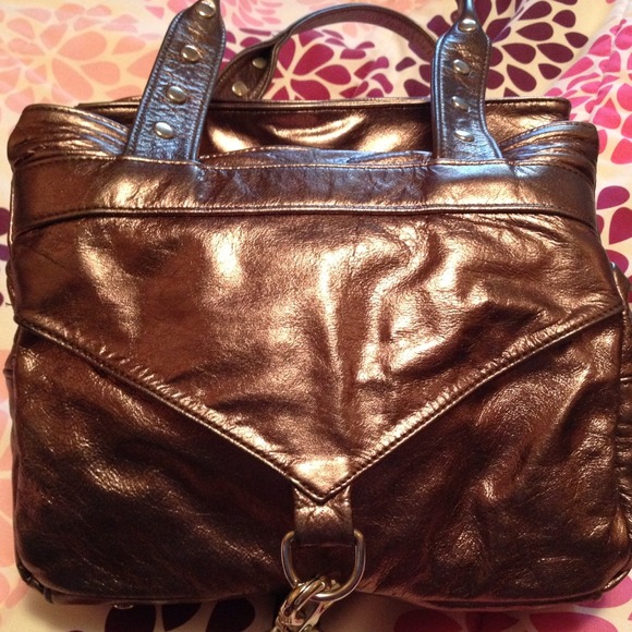 Metallic bronze authentic Botkier trigger bag - Picture 4 of 4