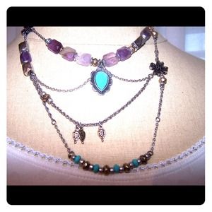 LUCKY BRAND charm necklace