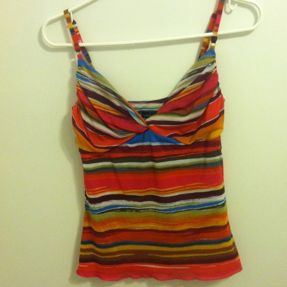 Multi color tank shirt