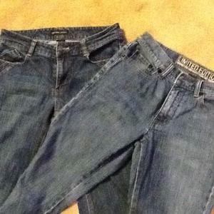 2 pair ofNew York and Company jeans