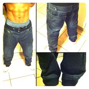 Parachute/Drawstring Mens Jeans