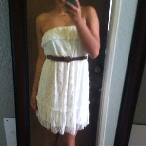 🎀RESERVED🎀Beautiful white floral dress