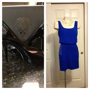 Bundle Vince Camuto Pumps and Giani Bini Blu Dress