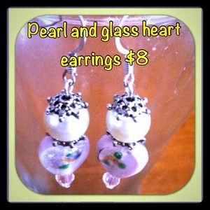 Pearl earrings