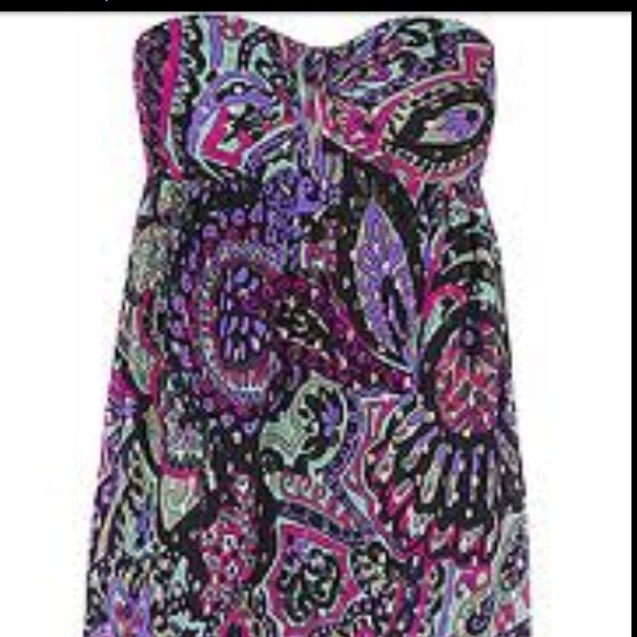 Chiffon bandeau dress