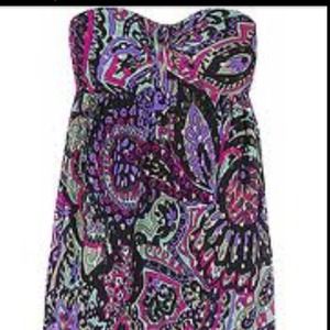 Chiffon bandeau dress