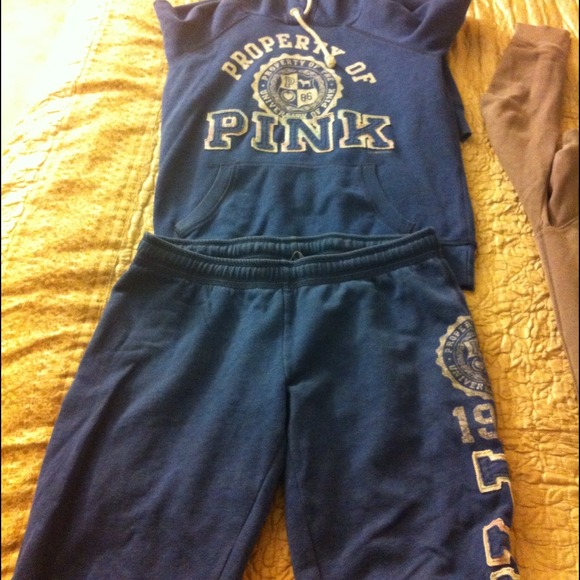 Victoria's Secret hoodie and sweatpants