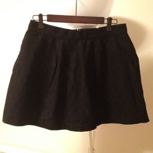 💗HOLD💗 Black Structured Skirt