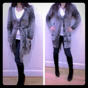 Jackets & Blazers - Chic stylish Sweater front tie Wool Blend coat New Jackets & Blazers - Chic stylish Sweater front tie Wool Blend coat New