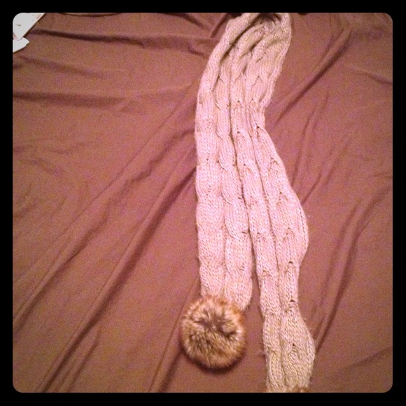 Dark beige scarf
