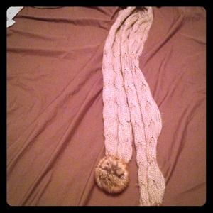 Dark beige scarf