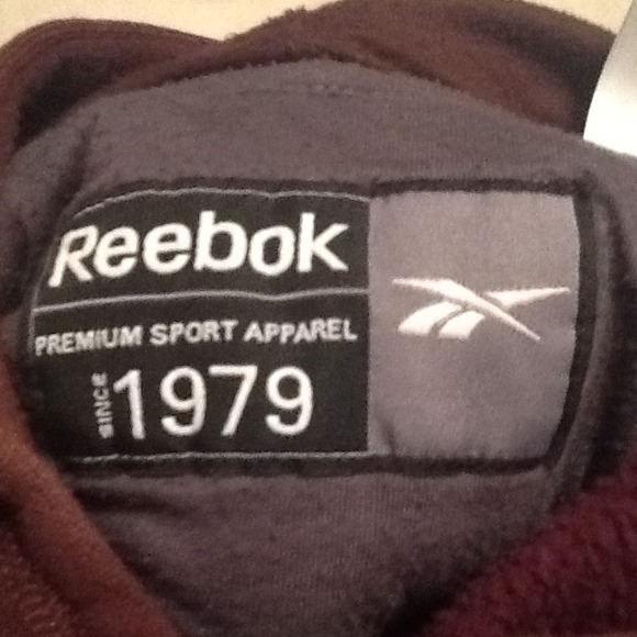 Maroon Reebok Hoodie - Picture 2 of 2