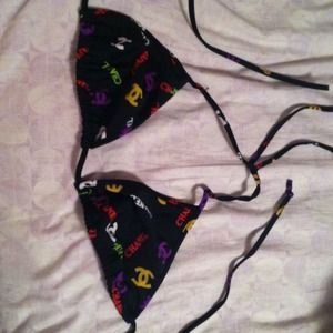 ••Reserved•• Chanel bikini top
