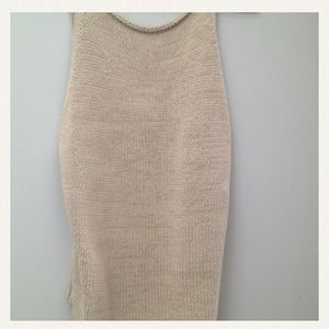 Reserved for highfash Lt brwn knit tank top