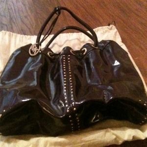 Michael Kors Purple Patten Leather Bag