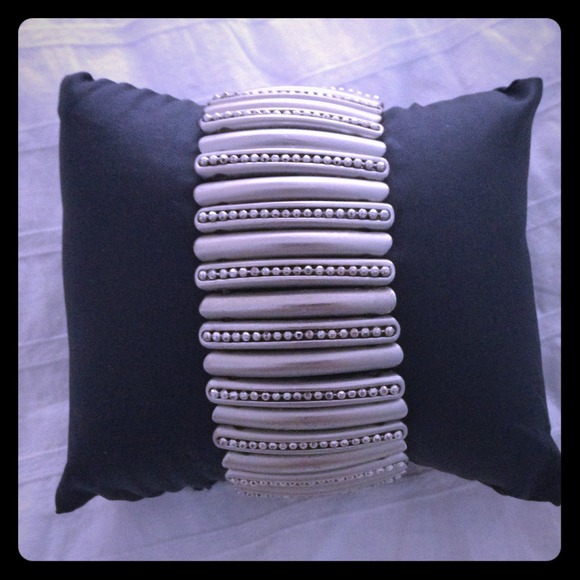 Diamond & silver bracelet