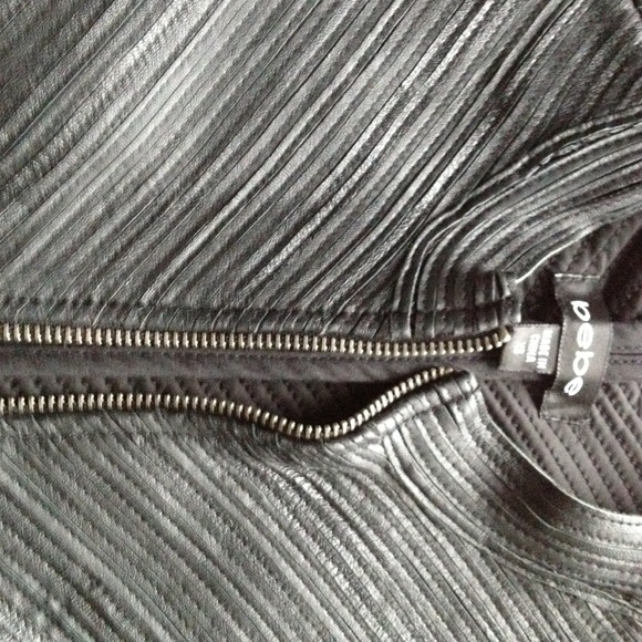 Black leather jacket - Picture 2 of 2