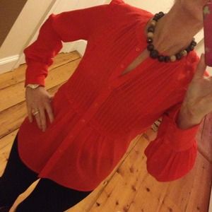 Bronze and gold ball necklace