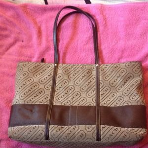 Authentic Coach Tote Bag