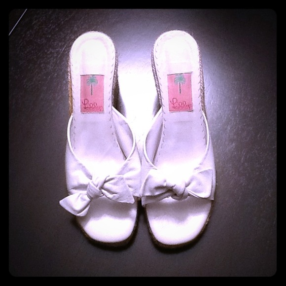 Price Drop- Lily Pulitzer wedges - Soo Cute!