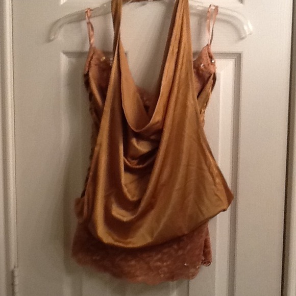 ***Sold***Halter w/attached tube top