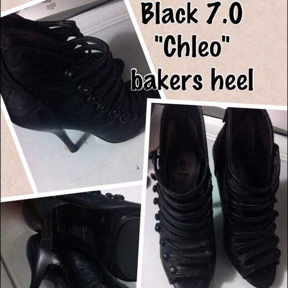 Black bakers 7.0 heel