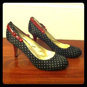 Steve Madden polka dot heels