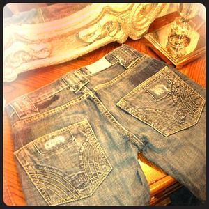 Sz 28 taverniti so jeans straight leg denim