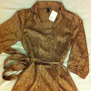 H&M knee length dress, 3/4 sleeves NWT