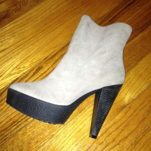 Pour la victoire taupe leather /blck sole