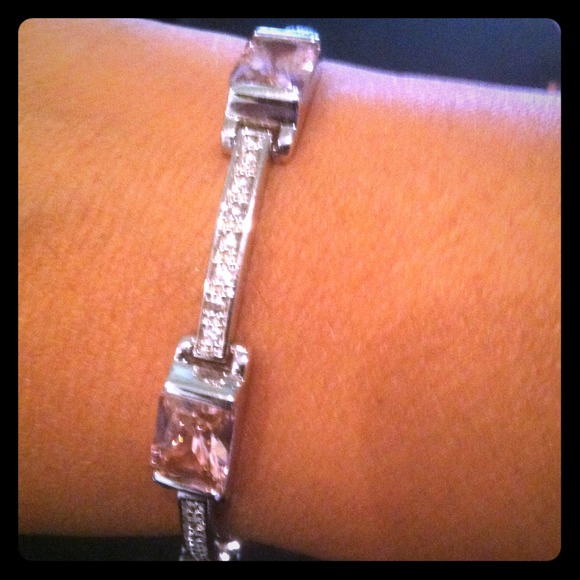 925 Silver & CZ & Gemstone Bracelet