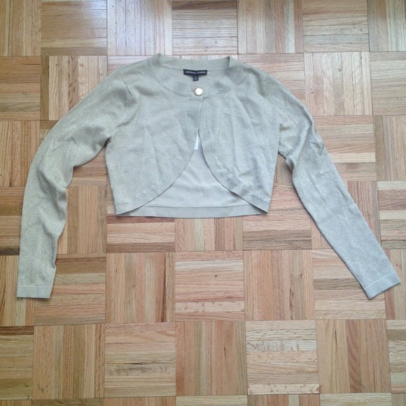 New!! ✨Sparkly Gold Shrug ✨ - Picture 1 of 4