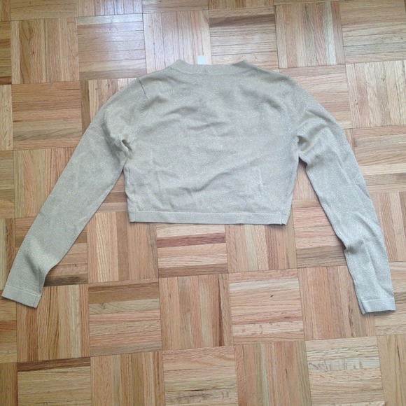 New!! ✨Sparkly Gold Shrug ✨ - Picture 3 of 4