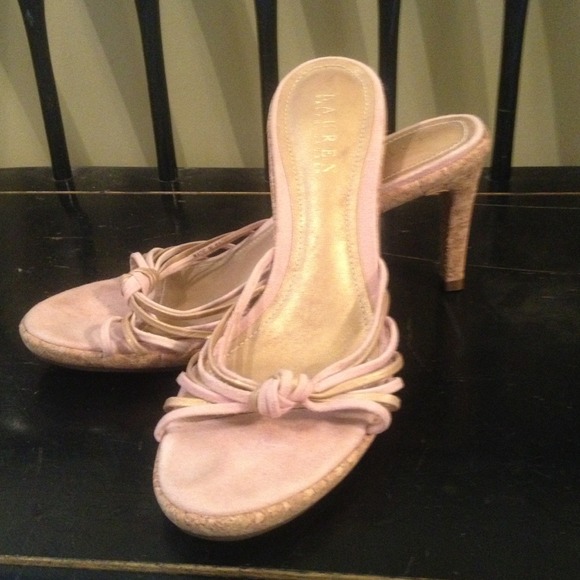 **Reduced**Lauren by Ralph Lauren 3" strappy heels