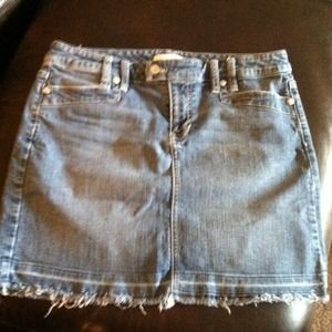 White House/Black Market denim skirt