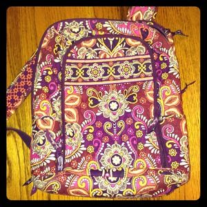 Vera Bradley Laptop Backpack.