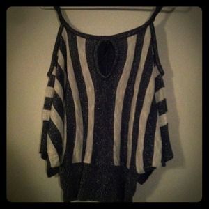 Striped Sparkly Top