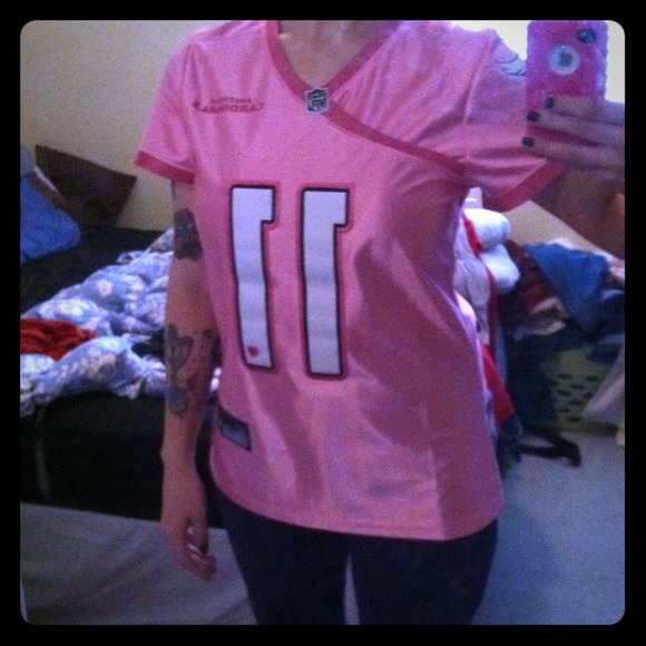 Women's pink cardinals jersey