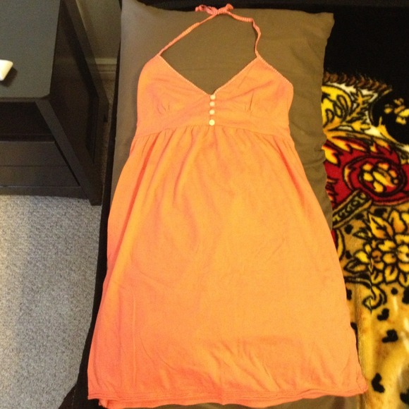 Orange sun dress