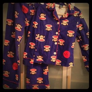 Paul Frank purple flannel pajamas